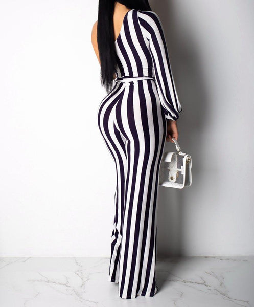 Stripe Jumpsuit