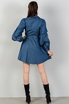 Long Sleeve Denim Dress